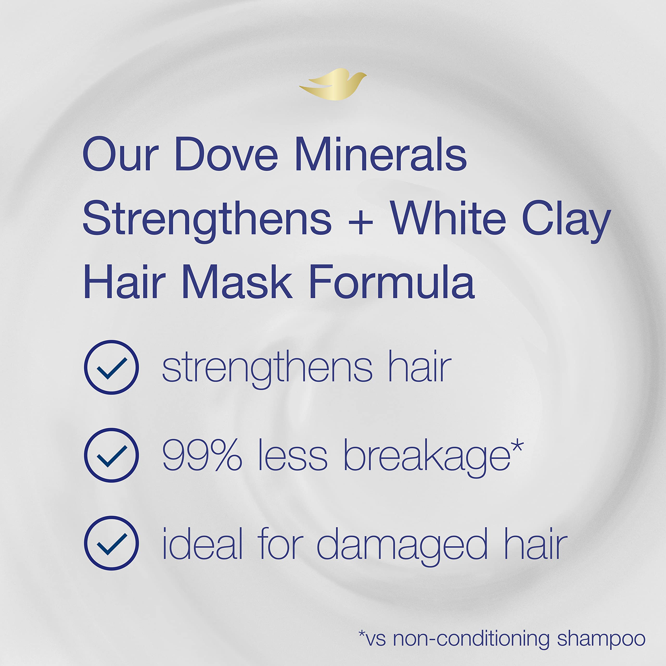 Dove Mineral Strengthens Hair Mask with White Clay — 4 oz, 4 Count