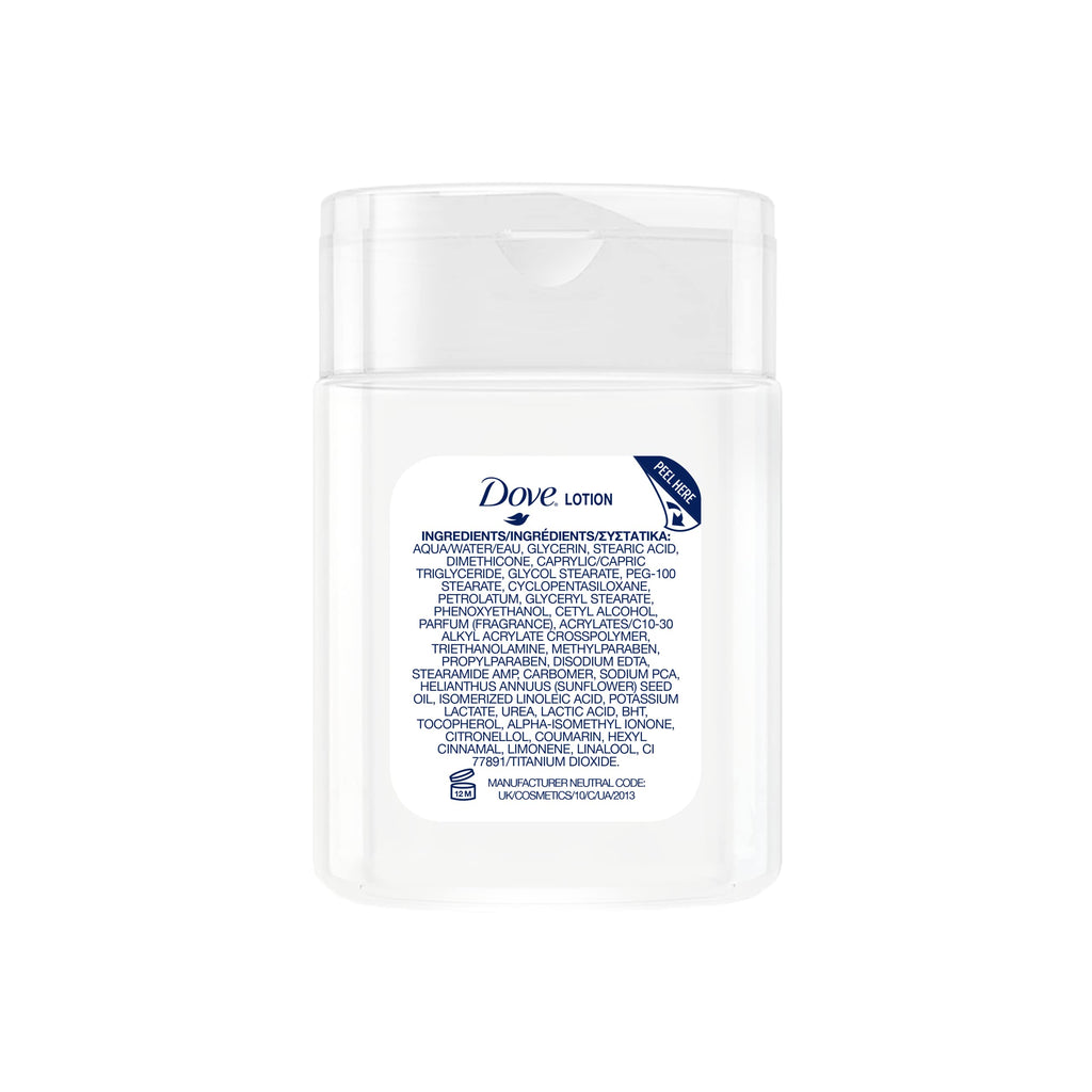 Dove Mini 1.0-oz Hydrating Lotion for Hotels & Travel – Case of 192