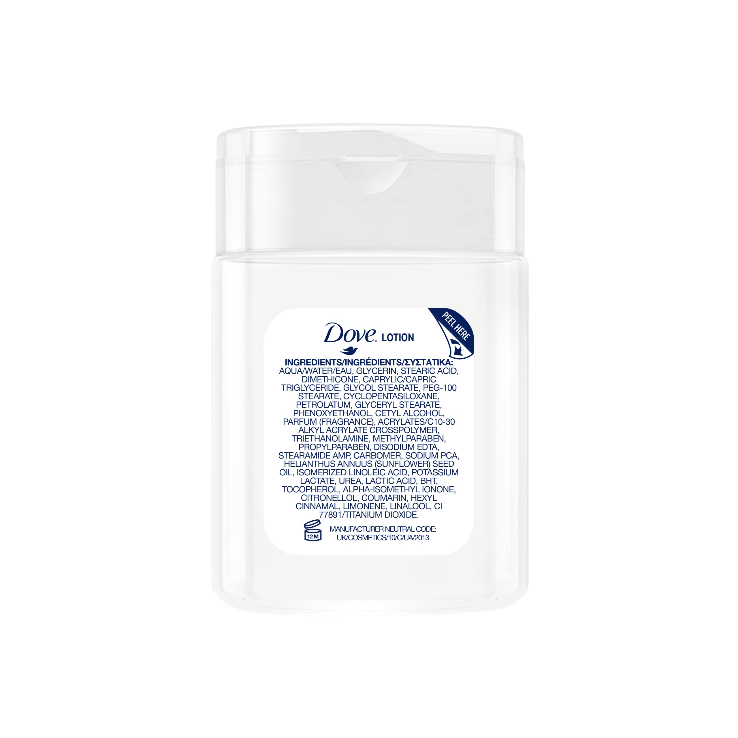 Dove Mini 1.0-oz Hydrating Lotion for Hotels & Travel – Case of 192