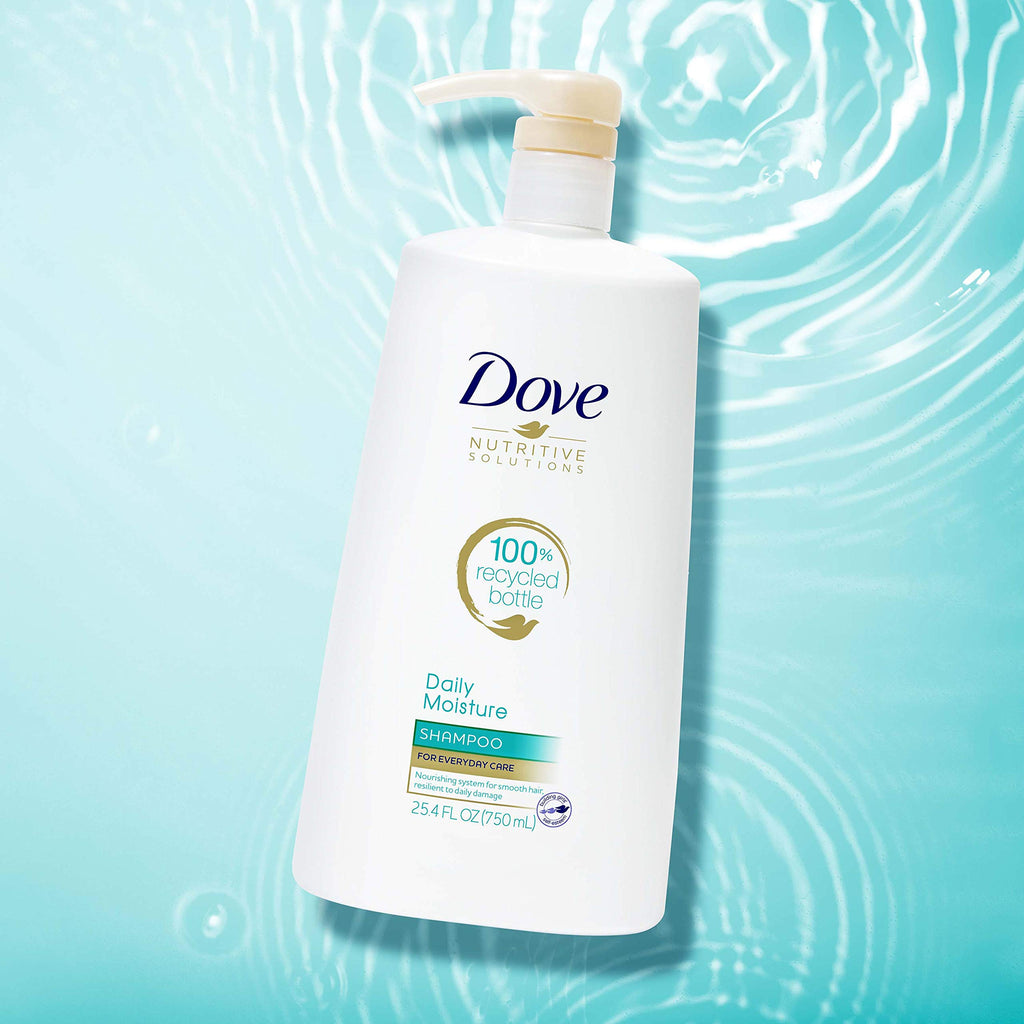 Dove Nutritive Solutions Daily Moisture Shampoo with Pump – Normal to Dry Hair (25.4 oz)
