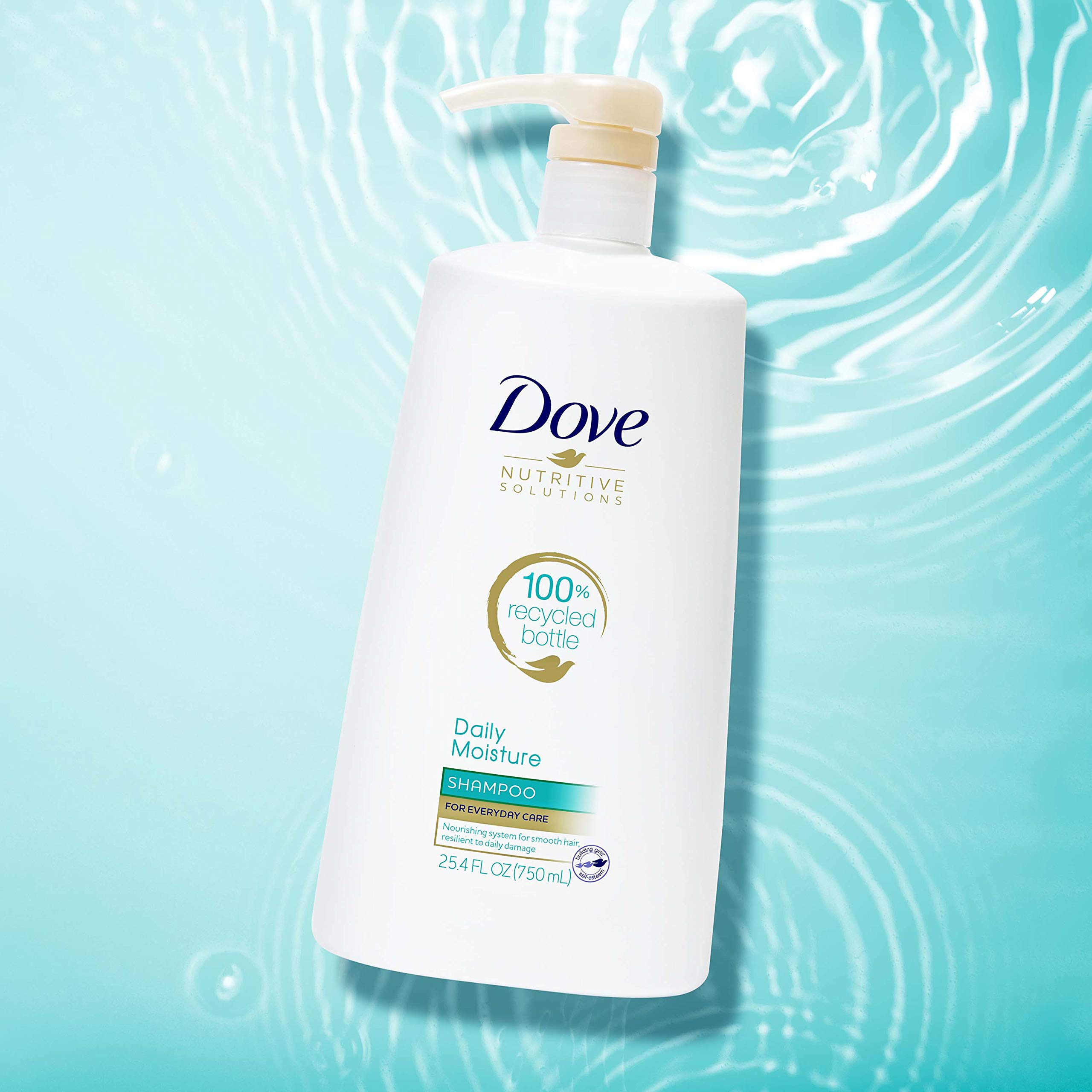 Dove Nutritive Solutions Daily Moisture Shampoo with Pump – Normal to Dry Hair (25.4 oz)