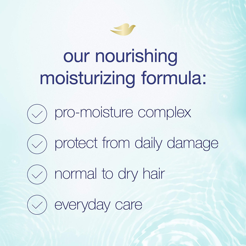 Dove Nutritive Solutions Daily Moisture Shampoo with Pump – Normal to Dry Hair (25.4 oz)
