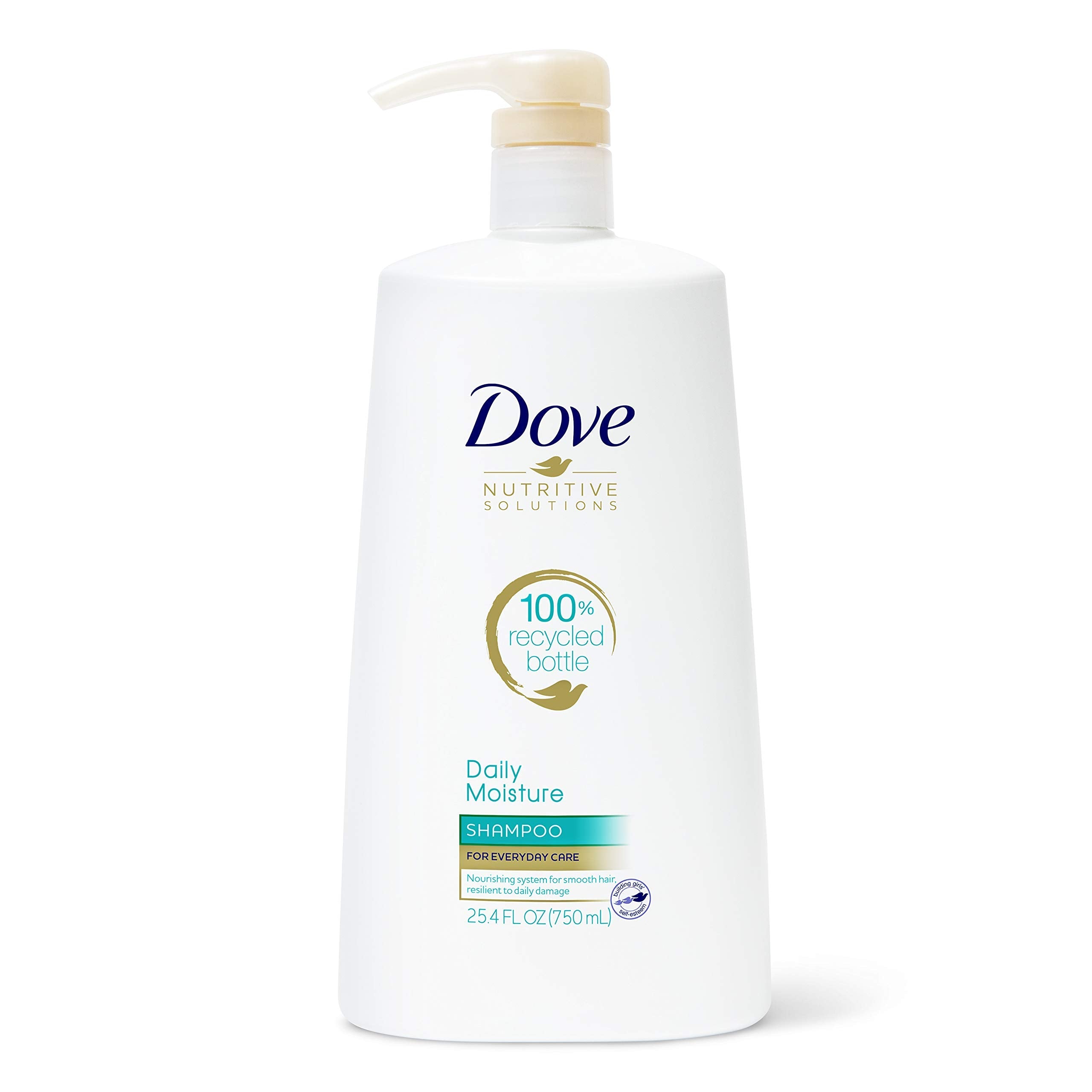 Dove Nutritive Solutions Daily Moisture Shampoo with Pump – Normal to Dry Hair (25.4 oz)