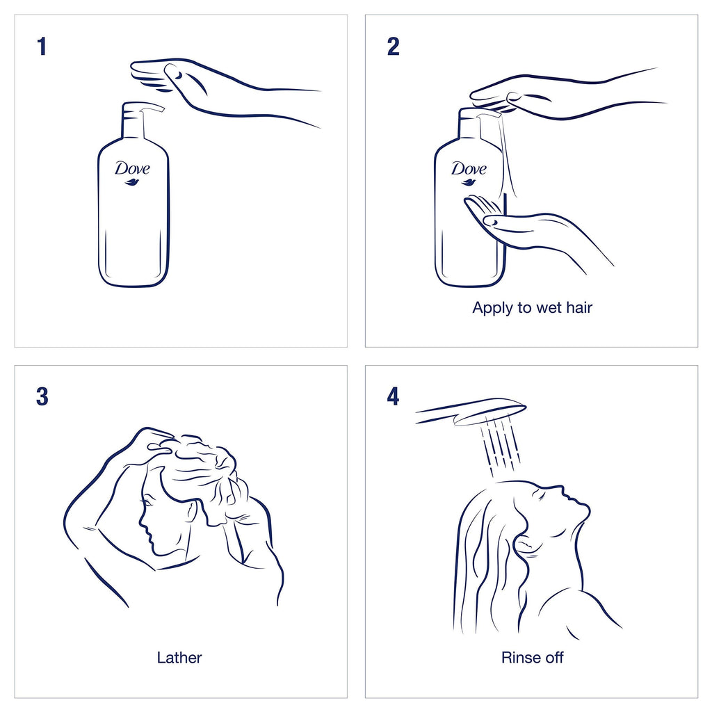 Dove Nutritive Solutions Daily Moisture Shampoo with Pump – Normal to Dry Hair (25.4 oz)