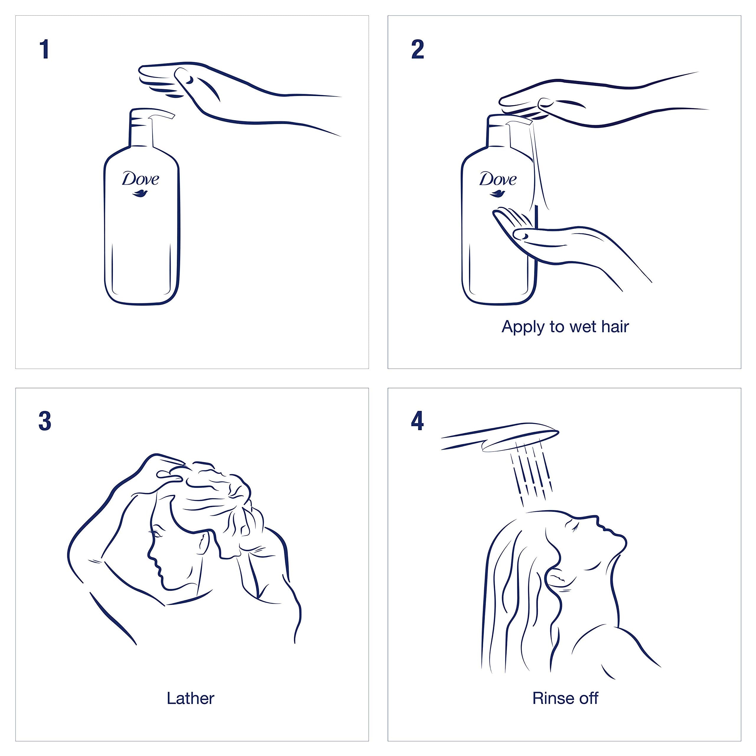 Dove Nutritive Solutions Daily Moisture Shampoo with Pump – Normal to Dry Hair (25.4 oz)