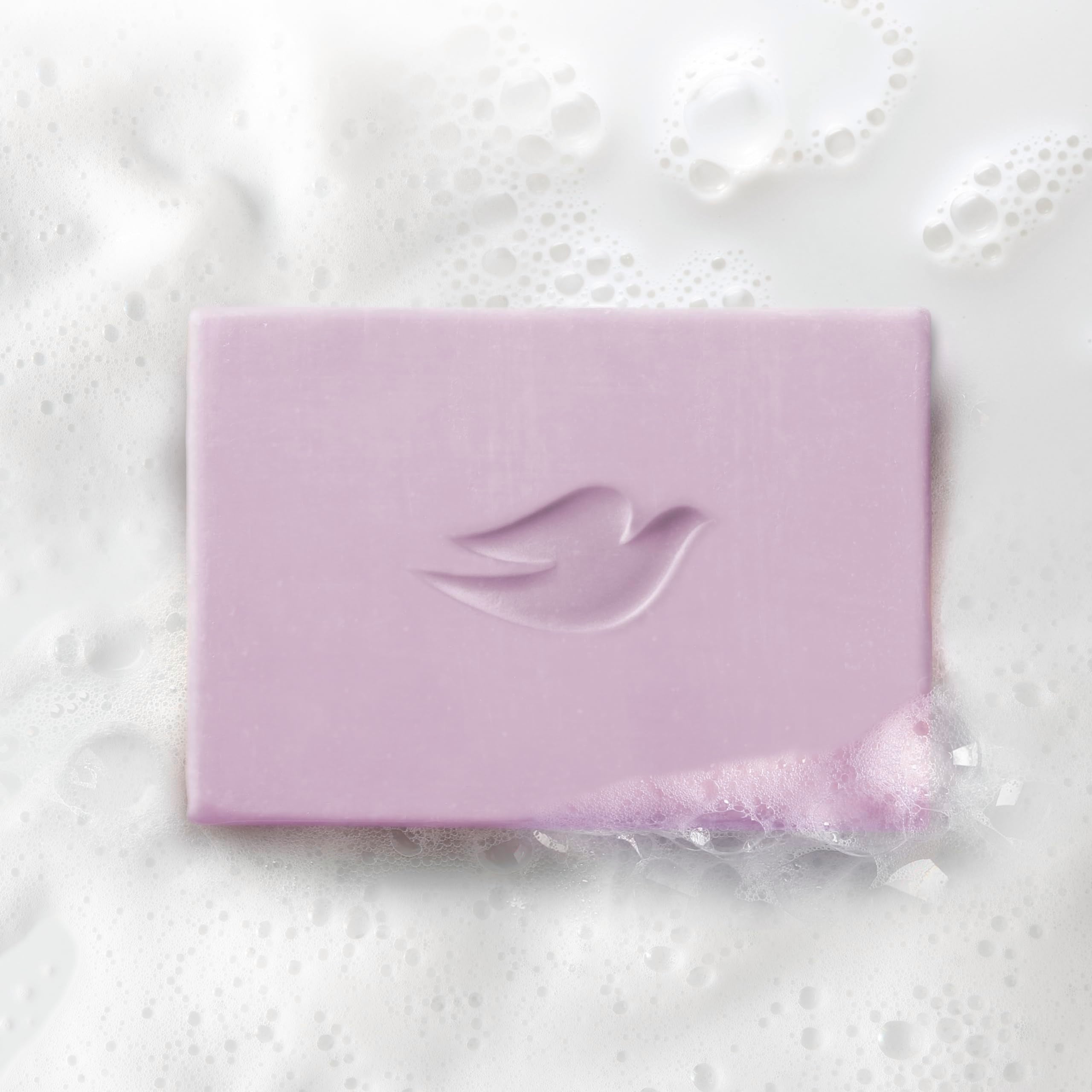 Dove Plant Milk Cleansing Bar with Macadamia Milk & Willow Lavender – Serenity Seeker (4 Count)