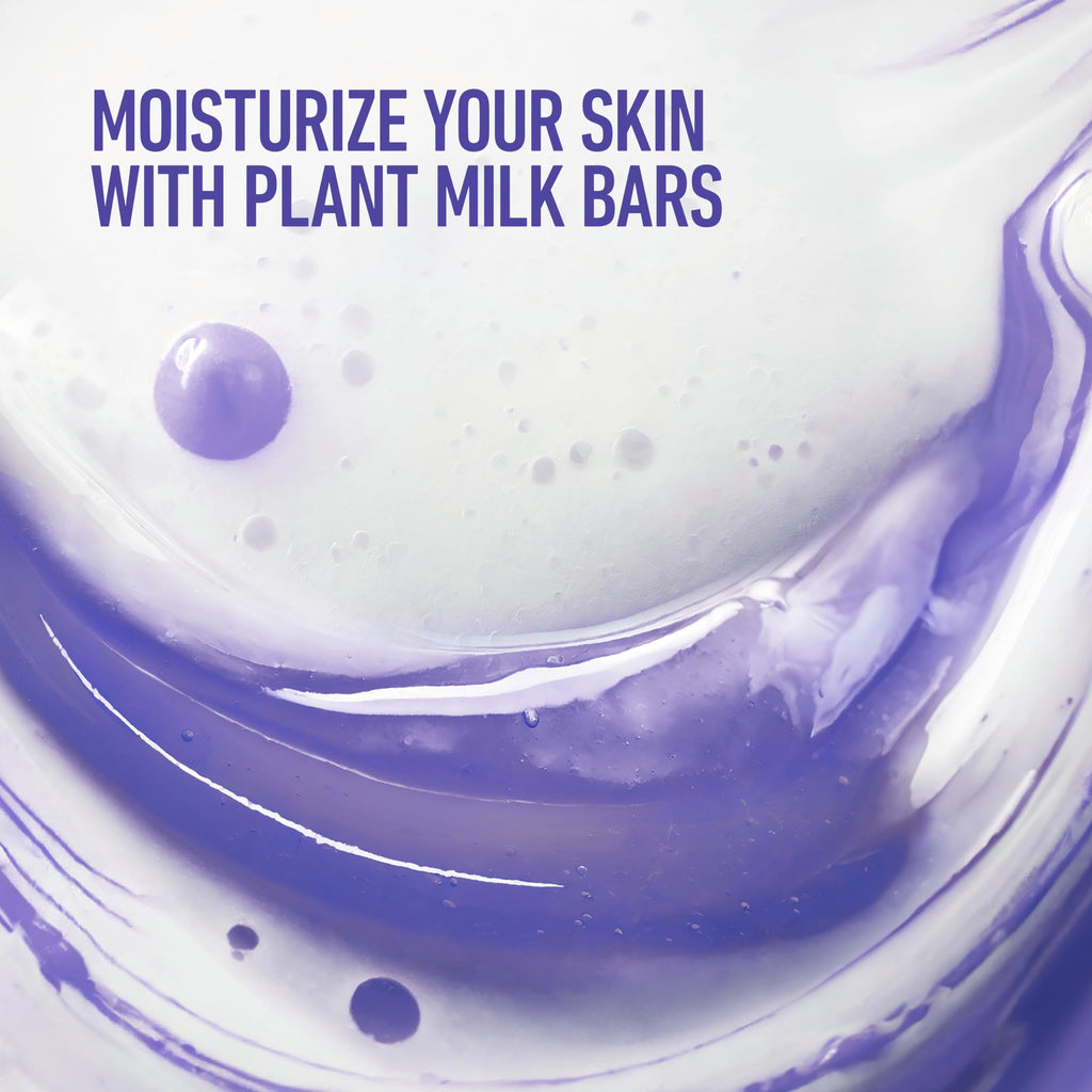 Dove Plant Milk Cleansing Bar with Macadamia Milk & Willow Lavender – Serenity Seeker (4 Count)