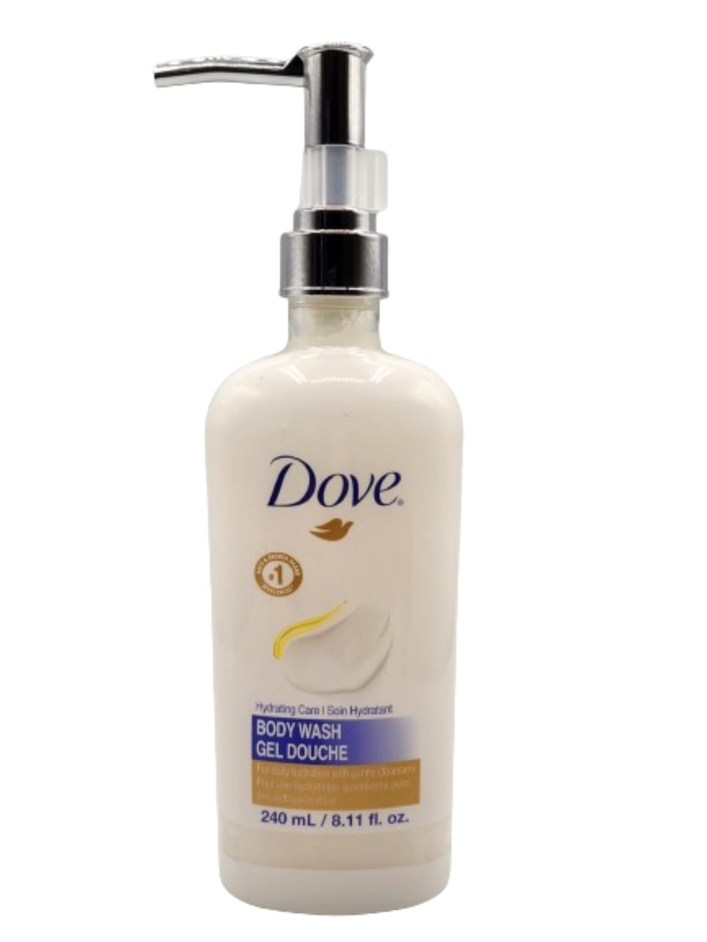 Dove PRO Nourishing Milk Body Wash 240ml – Case of 24 | Hydrating, Floral Scent