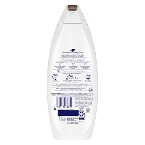 Dove Purely Pampering Body Wash for Dry Skin – Coconut Butter & Cocoa Butter, 22 oz (4 Count)