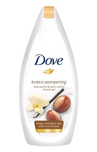 Dove Purely Pampering Body Wash with Shea Butter & Warm Vanilla — 16.9 oz (Pack of 4)
