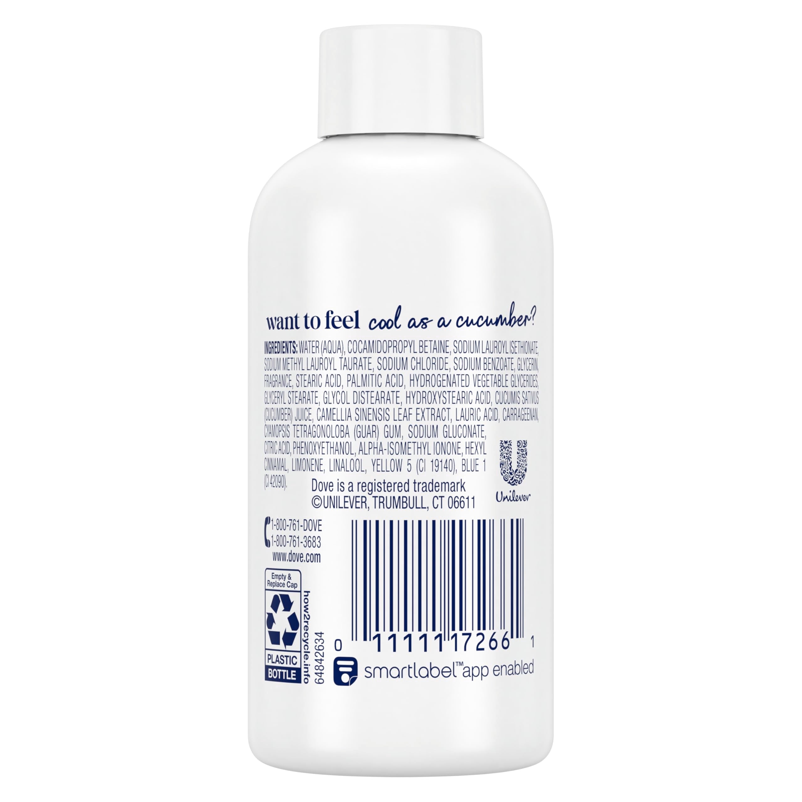 Dove Refreshing Cucumber & Green Tea Body Wash – 24 Count (3 oz)