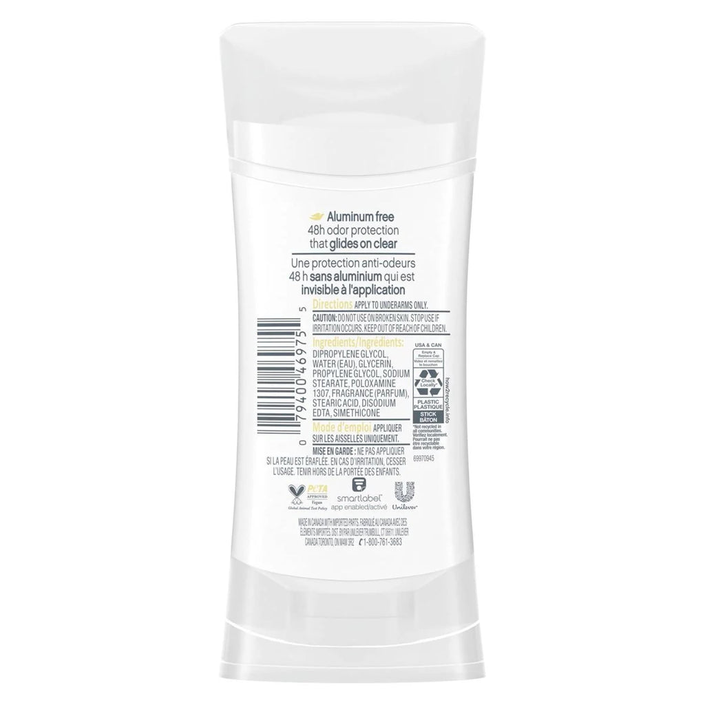 Dove Aluminum Free Deodorant for Women – Sensitive (3 Count) 2.6 oz | 48-Hour Odor Protection