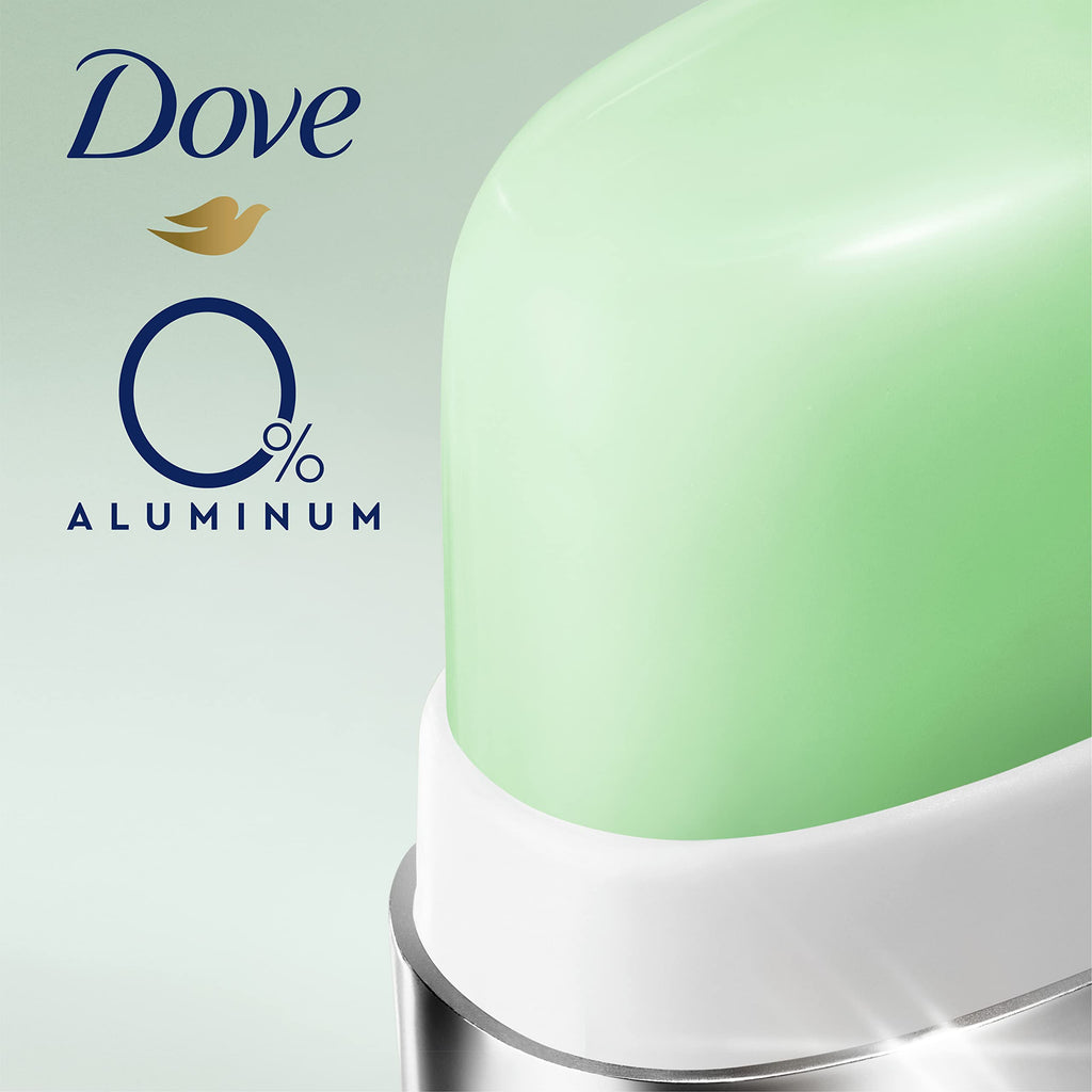 Dove Refillable Deodorant Starter Kit for Women – Cucumber & Green Tea, Aluminum-Free, 1.13 oz