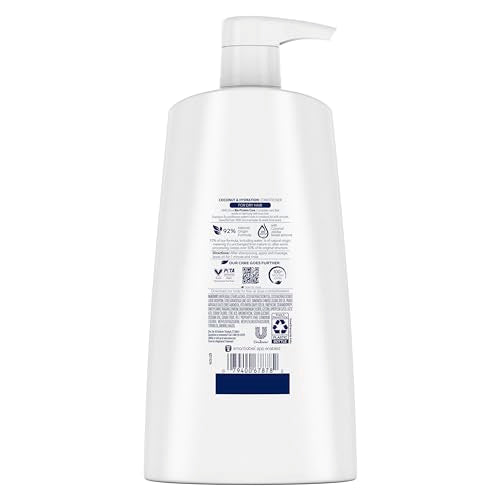 Dove Ultra Care Coconut & Hydration Conditioner for Dry Hair – Nourishes with Coconut, Jojoba & Sweet Almond Oils