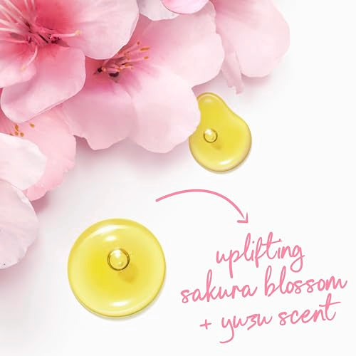 Dove Uplifting Sakura Blossom & Yuzu Body Wash — 4 Count, Sulfate & Paraben Free, 24HR Hydration