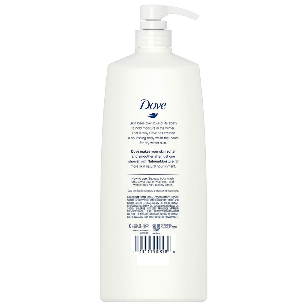 Dove Winter Care Body Wash with Pump – 40 oz