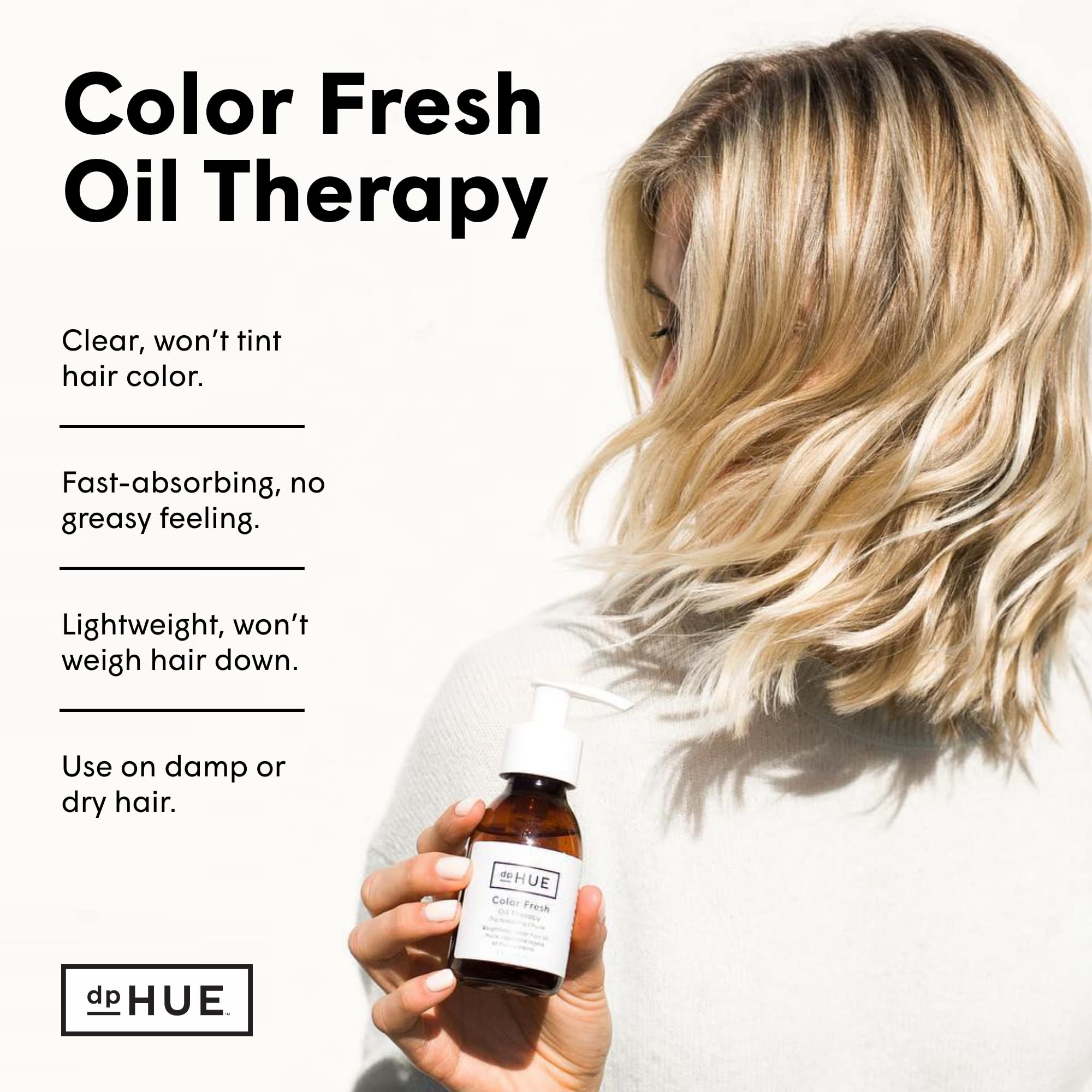 dpHUE Color Fresh Oil Therapy, 3 Fl Oz – Frizz Control, Nourishment & Shine