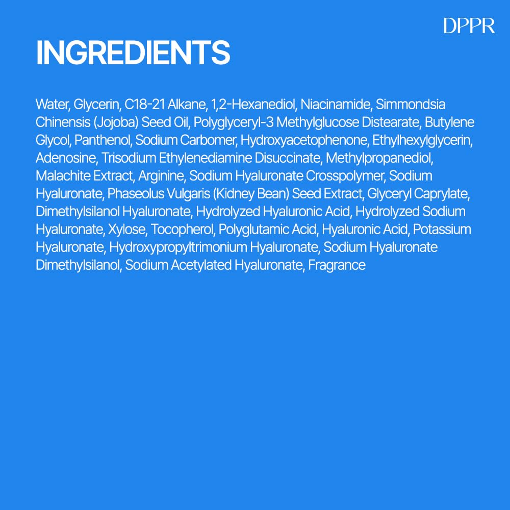 DPPR HyalCube Flooding Cream – Deep Hydration with 10-Level HA, Glass Skin, Paraben Free (100ml)