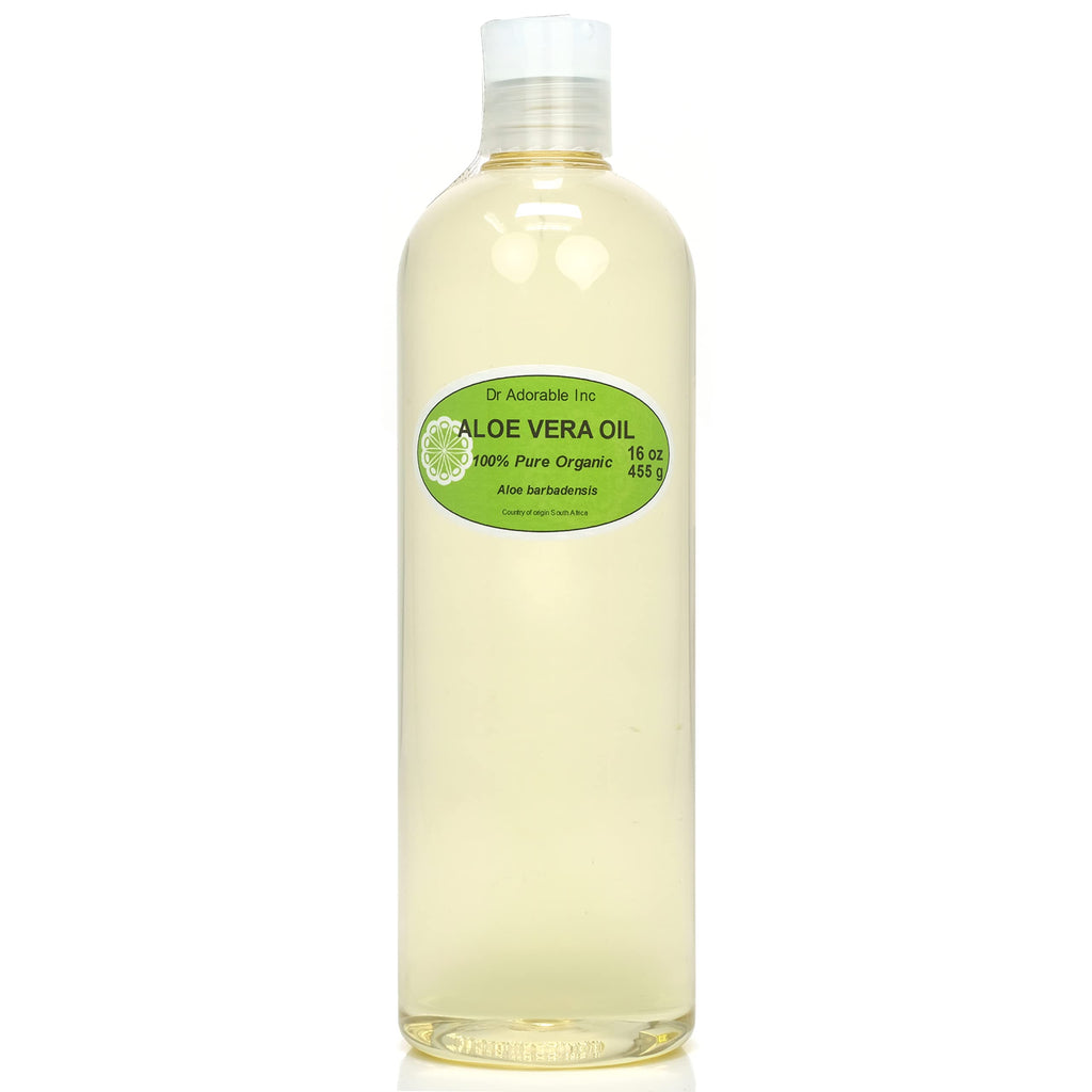 Dr Adorable Aloe Vera Oil 16 oz – 100% Pure, Natural & Organic