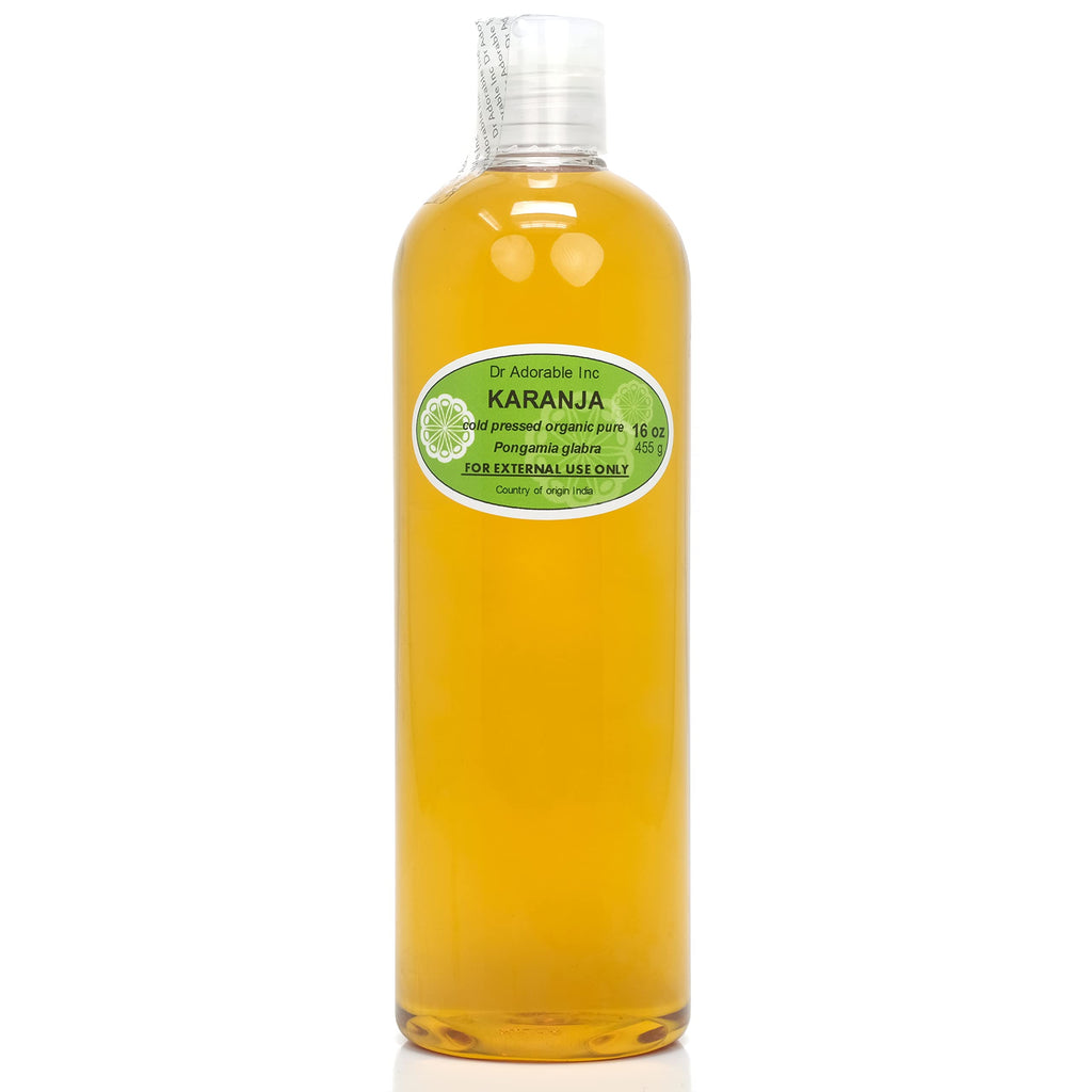 Dr Adorable 16 Oz Premium Karanja Oil – Organic 100% Pure, Unrefined