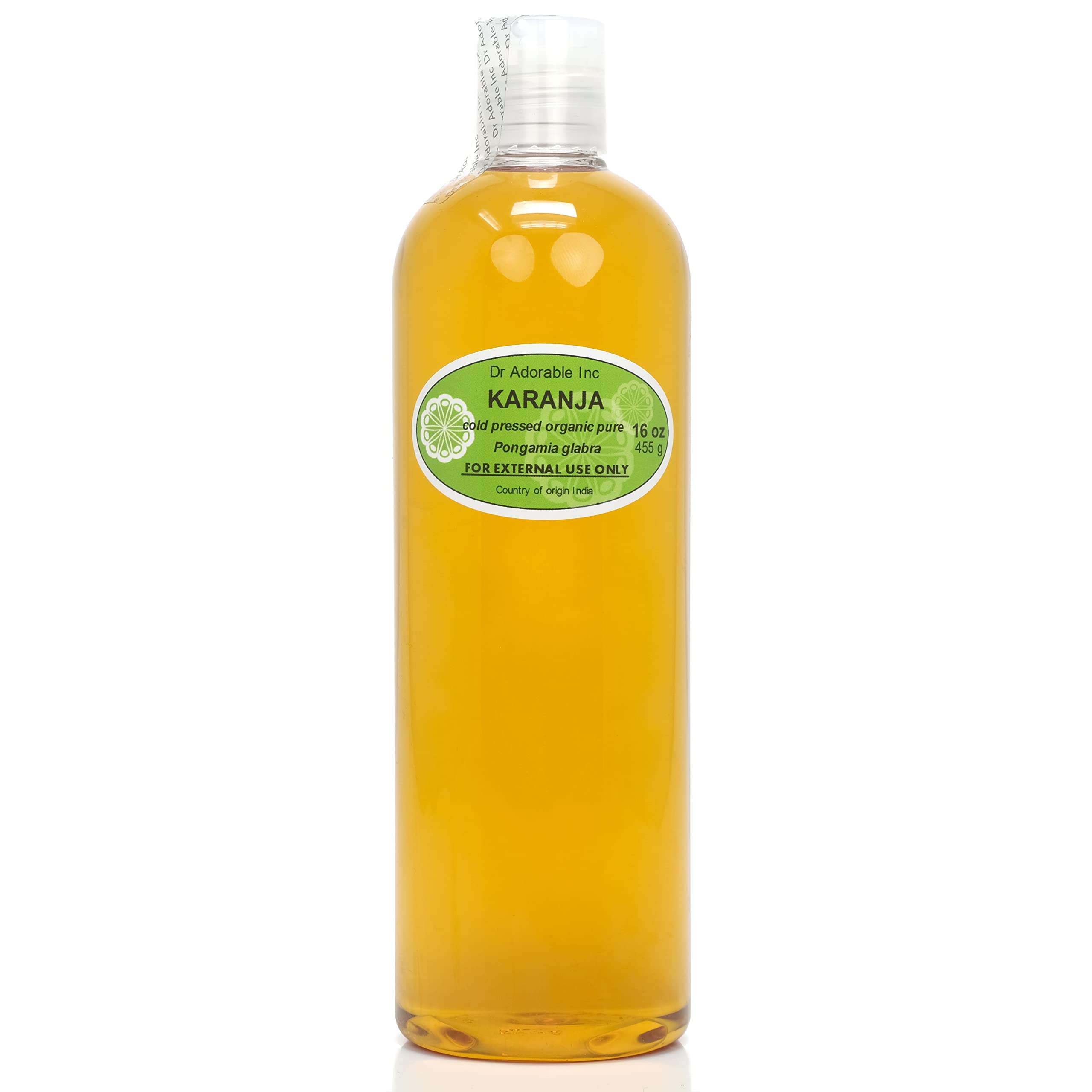 Dr Adorable 16 Oz Premium Karanja Oil – Organic 100% Pure, Unrefined