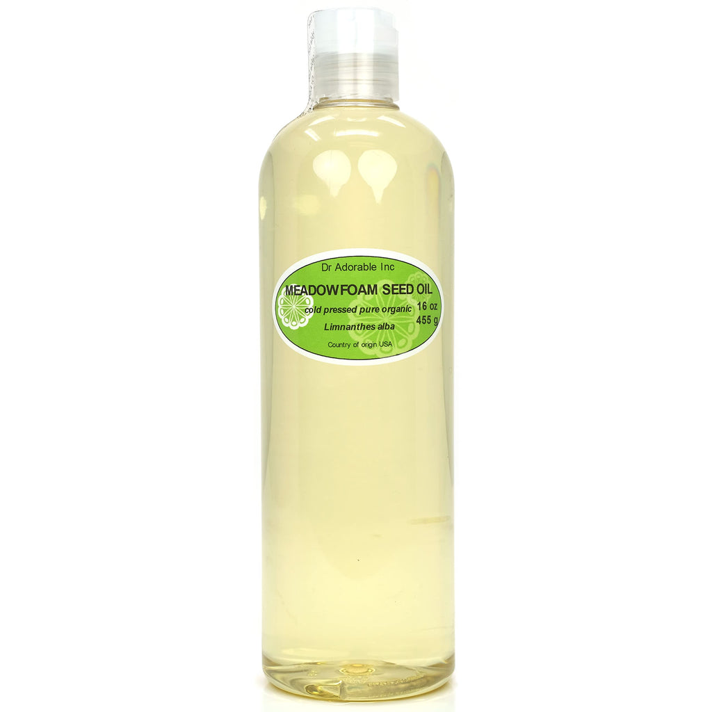 Dr Adorable Meadowfoam Seed Oil – 16 oz, 100% Pure Organic Cold-Pressed