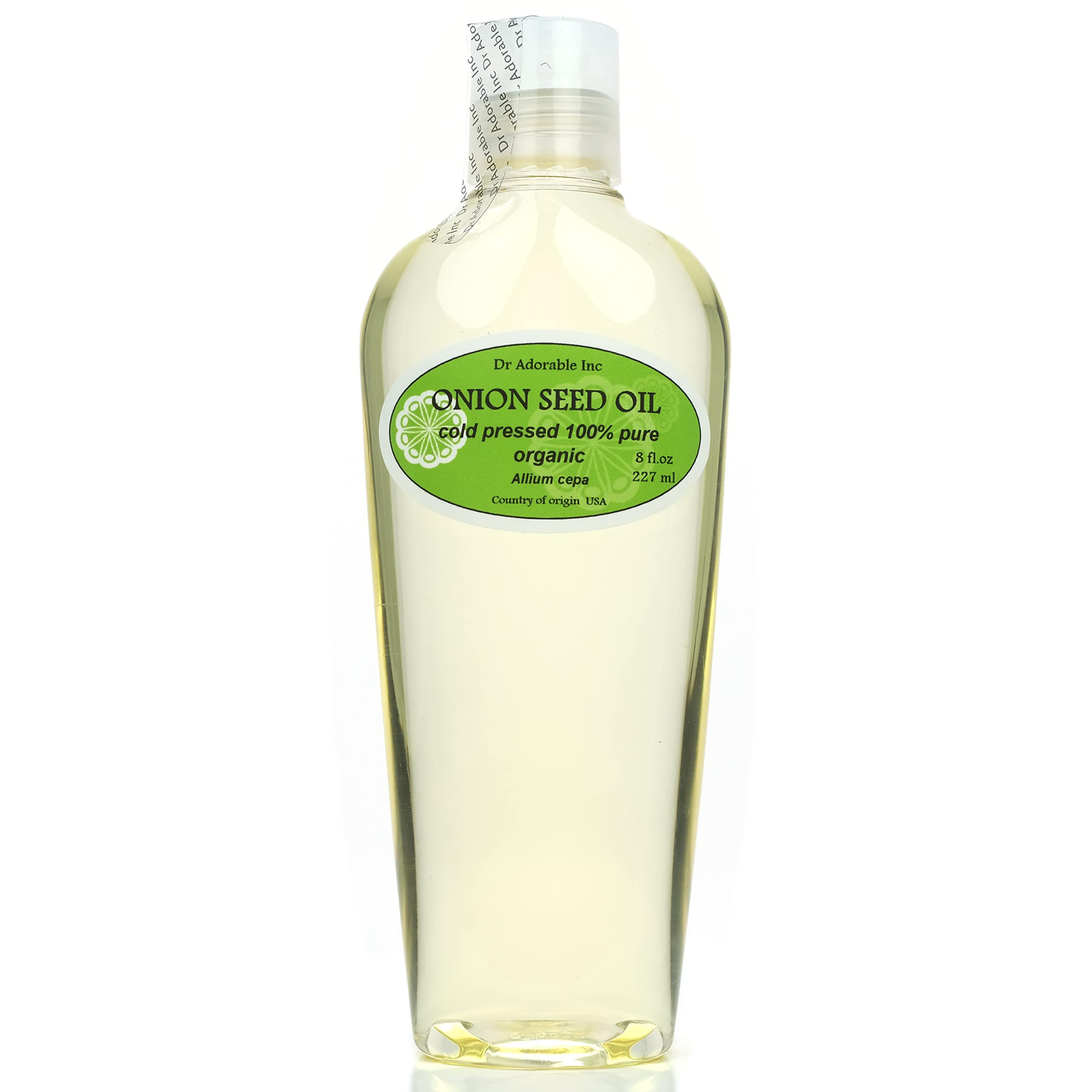 Dr Adorable Onion Seed Oil 8 oz - 100% Pure Organic Cold-Pressed