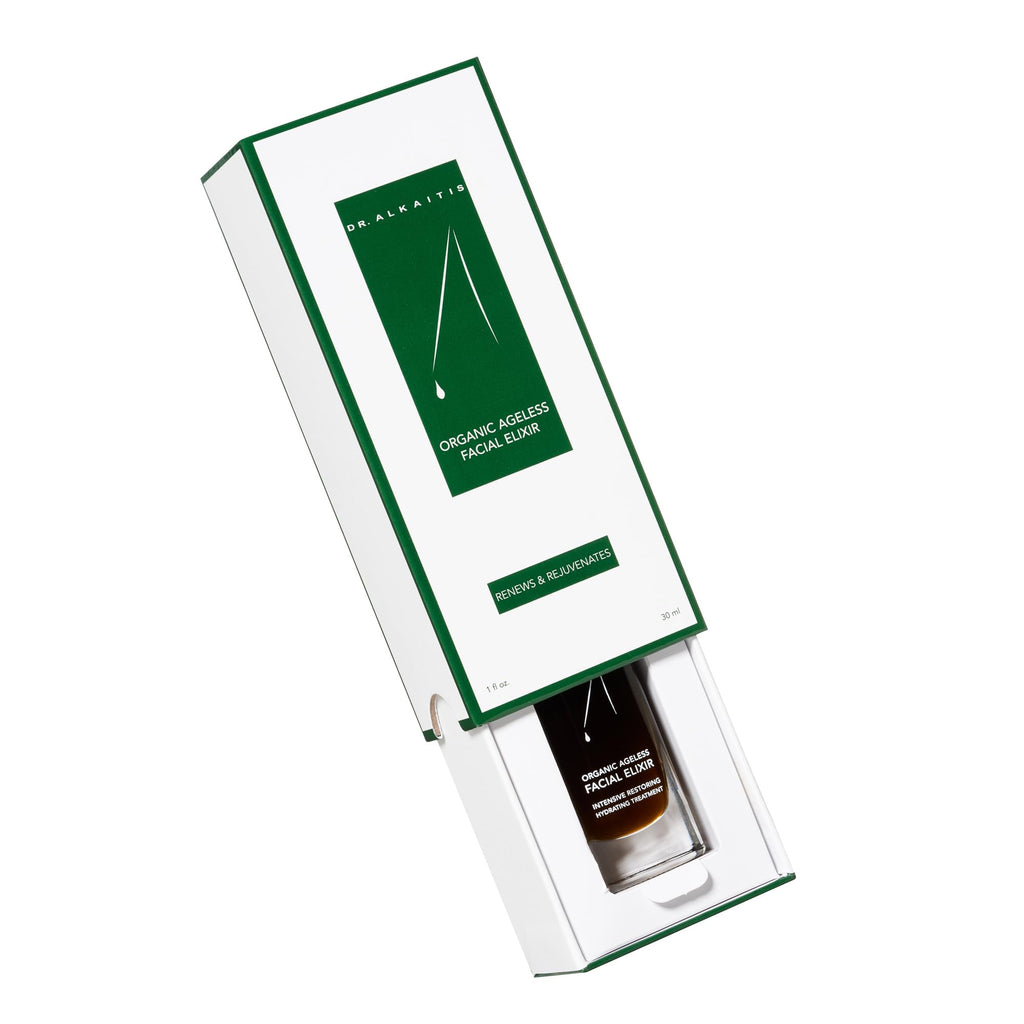 Dr. Alkaitis Organic Ageless Facial Elixir – Luxurious Moisturizing Serum (1 fl oz / 30 ml)