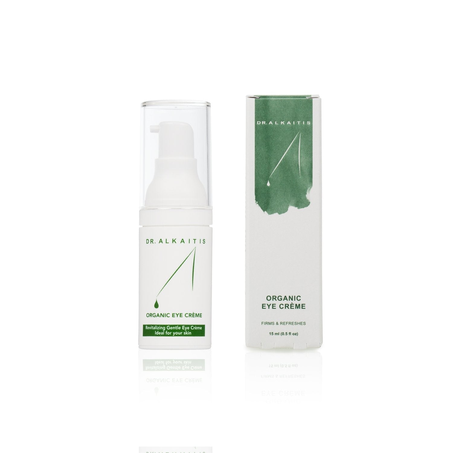 DR. ALKAITIS Organic Eye Crème – Gentle Moisturizer with Sacha Inchi & Signature Botanical Complexes for Circulation-Boosting Dark Circle Care