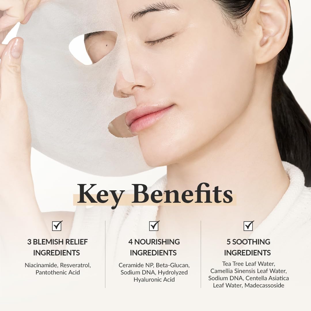 Dr.Althea 345 Relief Cream Mask | Hydration, Blemish Relief & Niacinamide (Pack of 4)