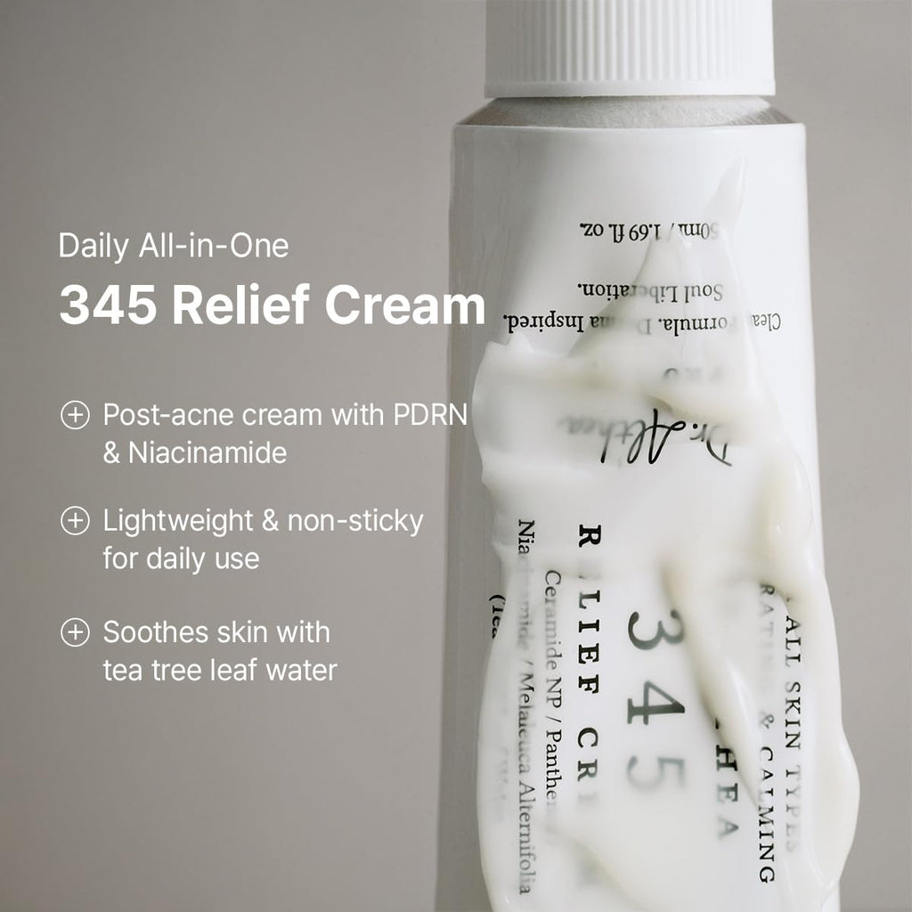 Dr.Althea 345 Relief Cream & Mist Duo | Soothing Moisture for Sensitive Skin | Vegan Korean Skincare