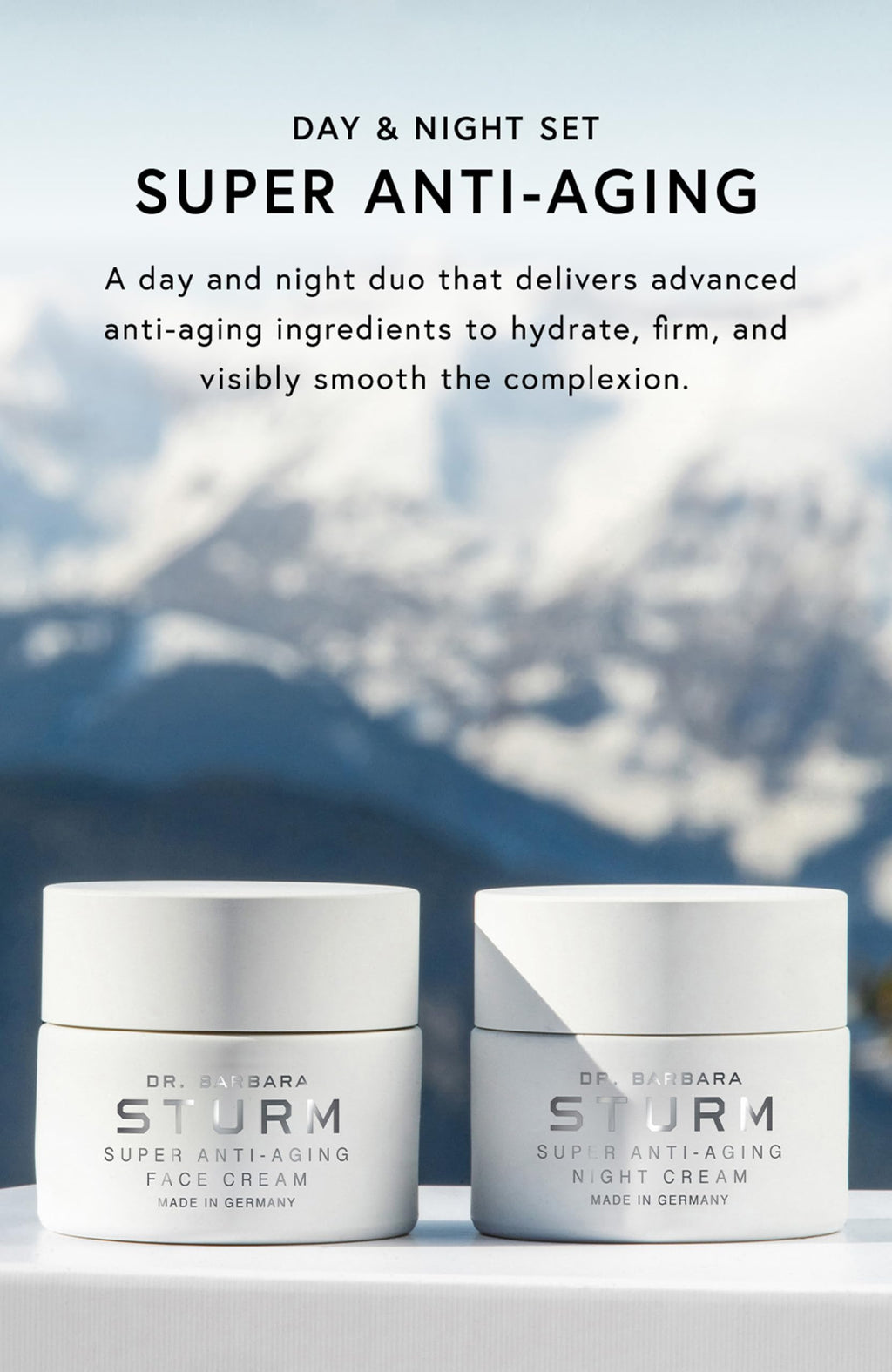 Dr. Barbara Sturm Super Anti-Aging Day & Night Holiday Gift Set | Hydration, Firmness & Radiance