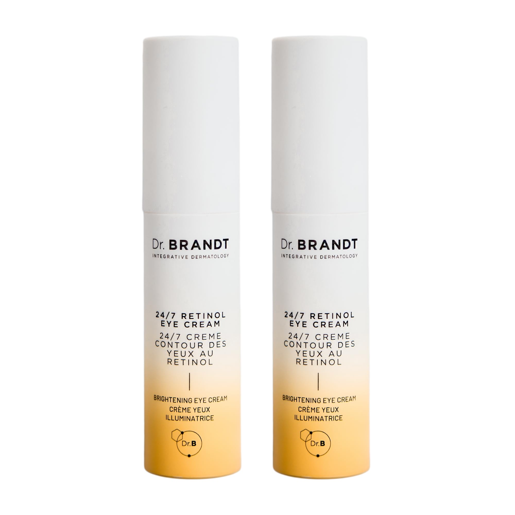 Dr. Brandt Bright This Way 24/7 Retinol Eye Cream – 0.5 oz x2 | Smooths Fine Lines & Illuminates Eye Area