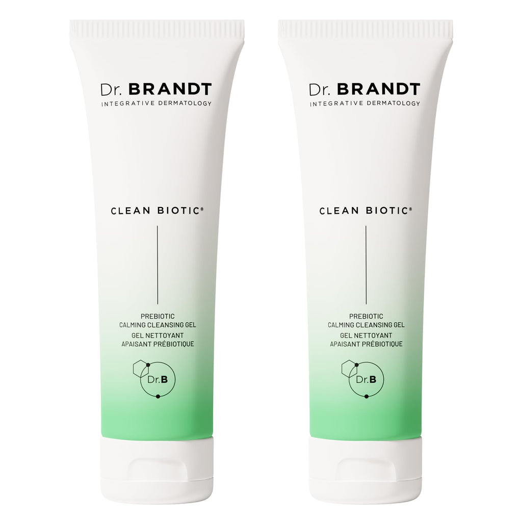 Dr. Brandt Clean Biotic Yogurt Cleanser | pH-Balanced, Melt Away Dirt (2-Pack)