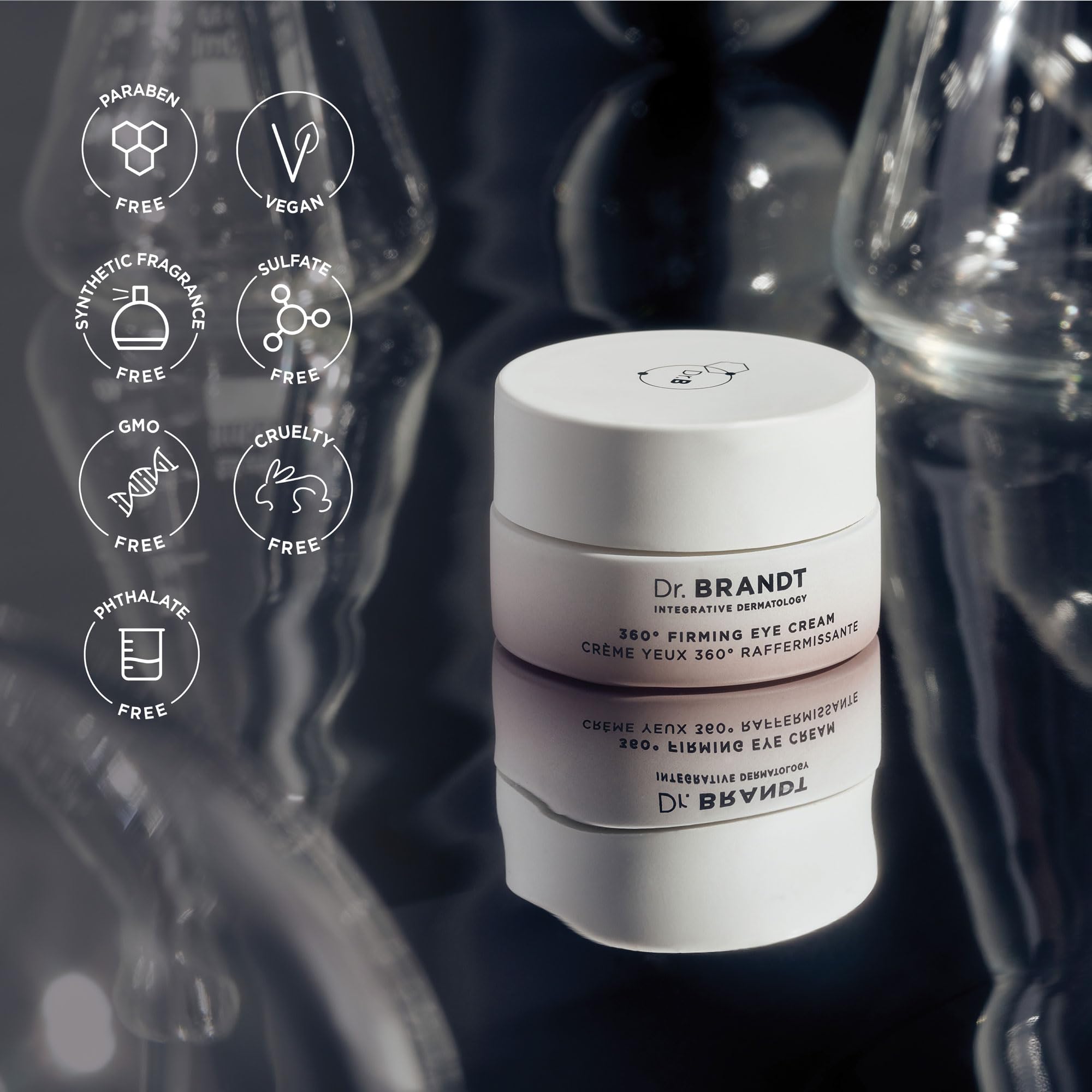 Dr. Brandt Dare to Age 360° Firming Eye Cream – 0.5 oz (Pack of 2) | Targets Fine Lines, Dark Circles & Sagging Skin