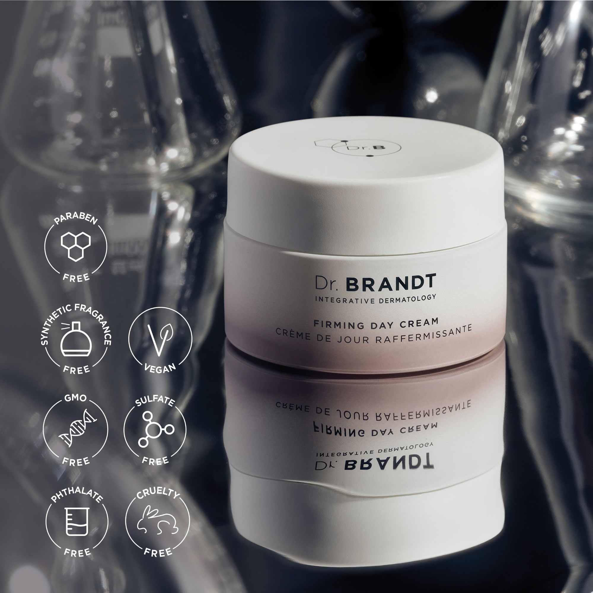 Dr. Brandt Dare to Age Firming Day Cream — Collagen-Boosting Moisturizer with Rose Fragrance (1.7 oz, Pack of 2)