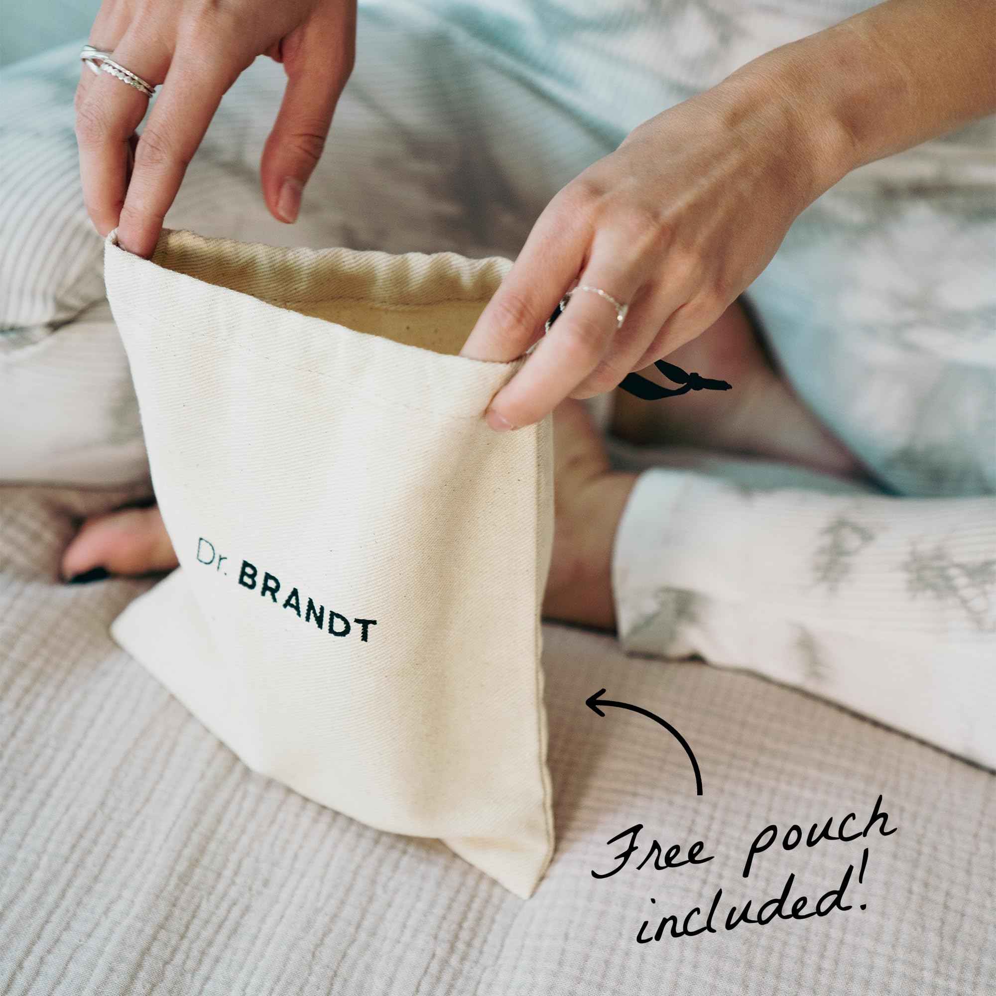 Dr. Brandt Depuffing & Pore Refining Duo — No More Baggage Eye Gel + Pores No More Pore Refiner Primer + Travel Pouch