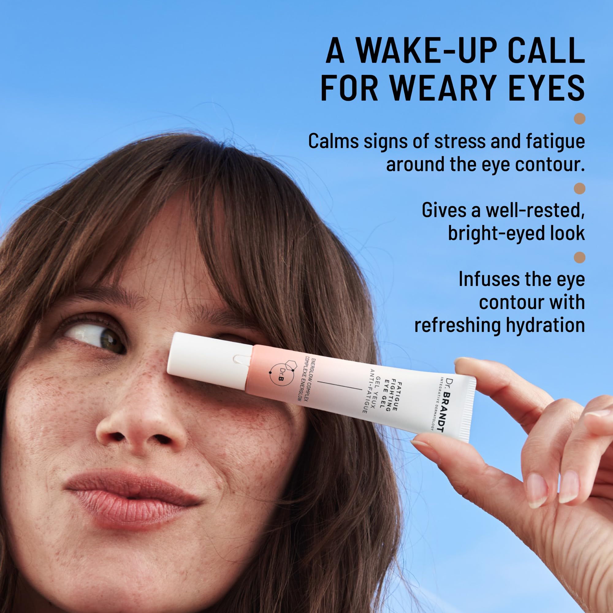 Dr. Brandt iD-STRESS Fatigue-Fighting Eye Gel – 0.5 oz Pack of 2