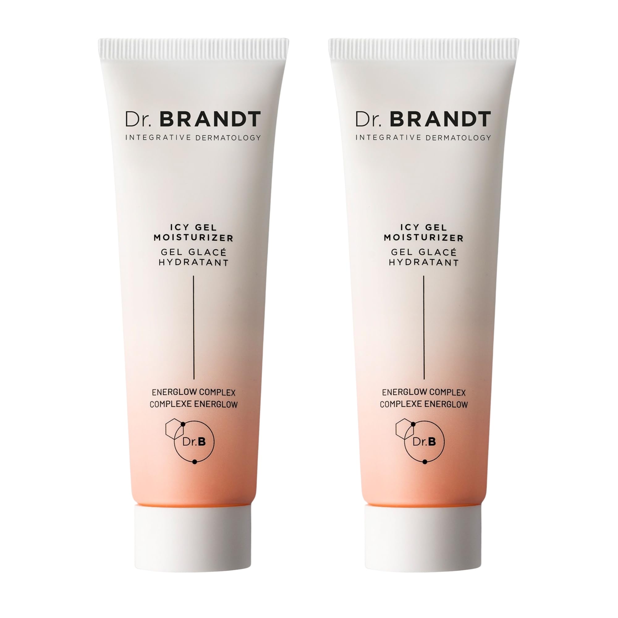 Dr. Brandt iD-STRESS Icy Gel Moisturizer – Revitalize Dull Skin | 1.7 fl oz (Pack of 2)