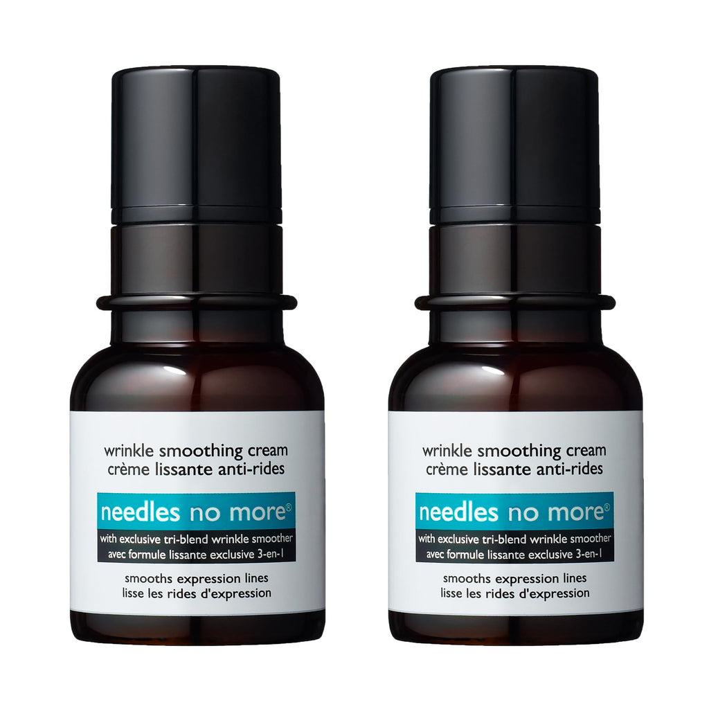 Dr. Brandt Needles No More Wrinkle Smoothing Cream – Smooths Lines & Firms Skin (0.5 oz, Pack of 2)