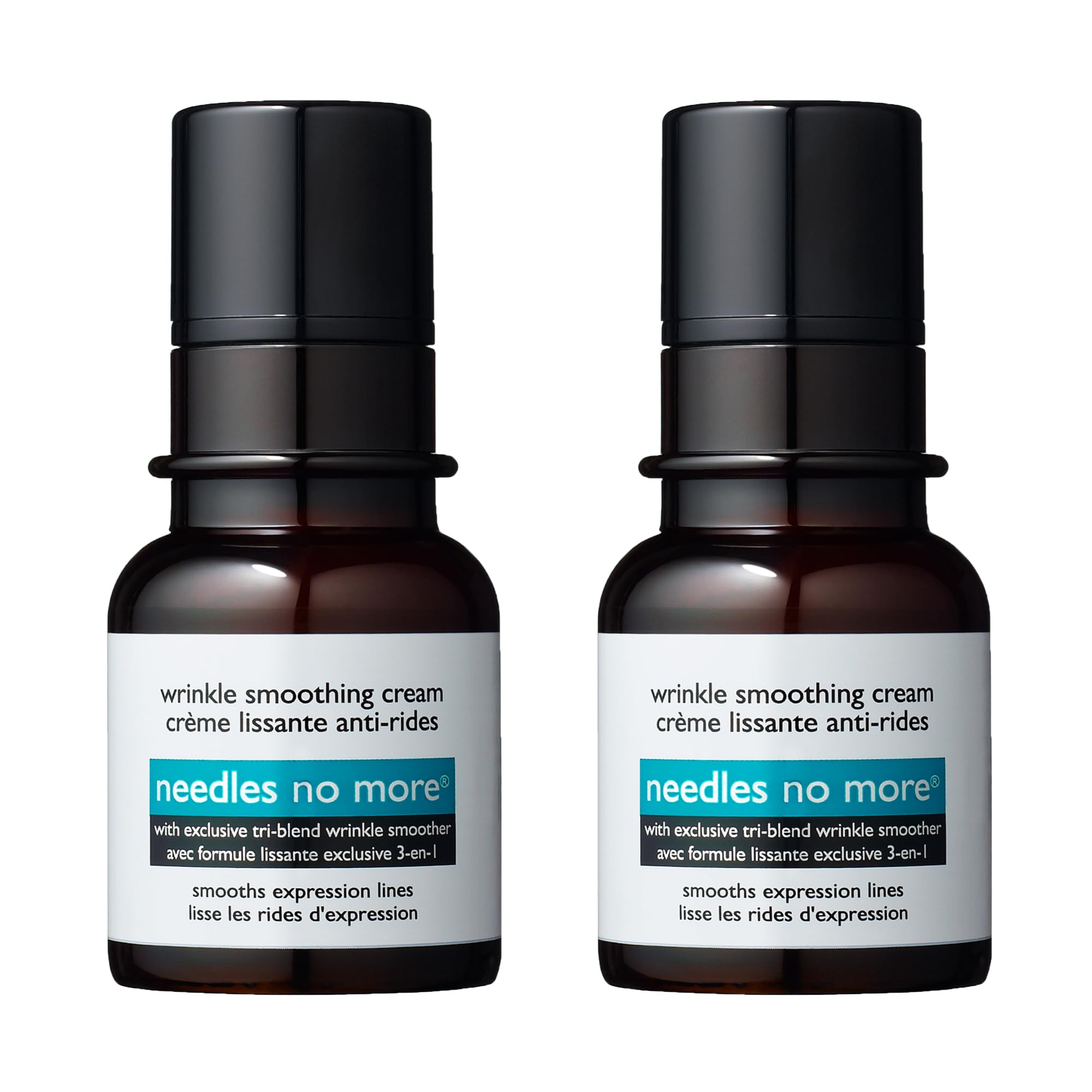 Dr. Brandt Needles No More Wrinkle Smoothing Cream – Smooths Lines & Firms Skin (0.5 oz, Pack of 2)