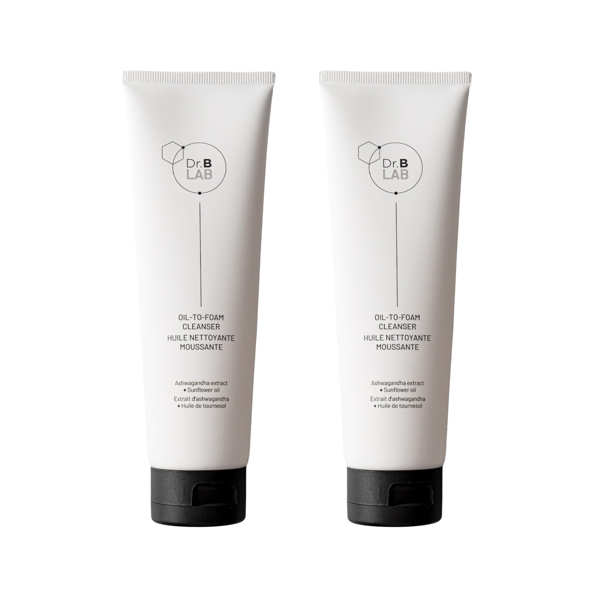 Dr. Brandt Dr. B Lab Oil-To-Foam Cleanser – Hydrating Double-Cleansing, 4.2 fl oz (Pack of 2)