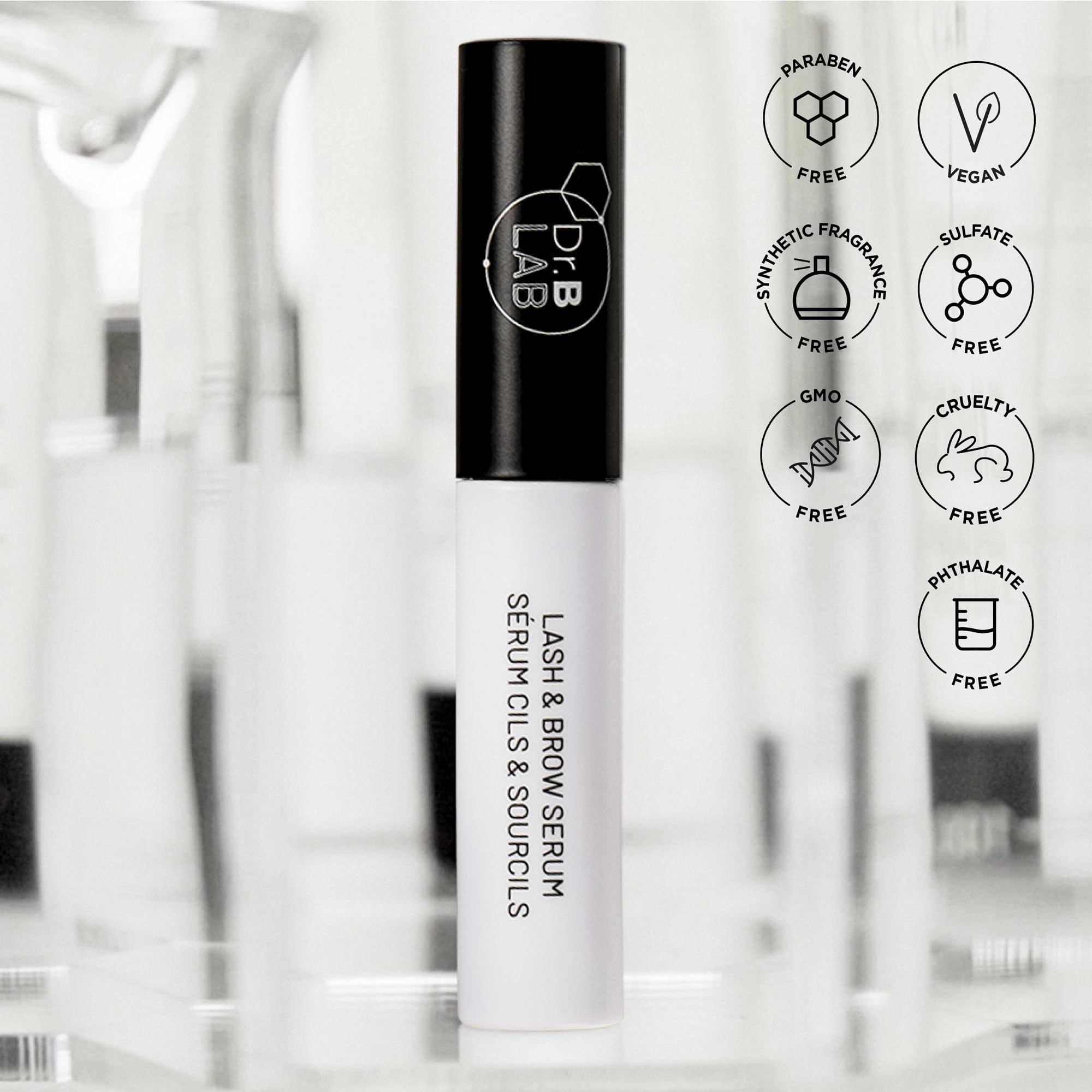 Dr. Brandt Dr. B Lash & Brow Serum – Growth & Conditioning, 0.17 fl oz x2