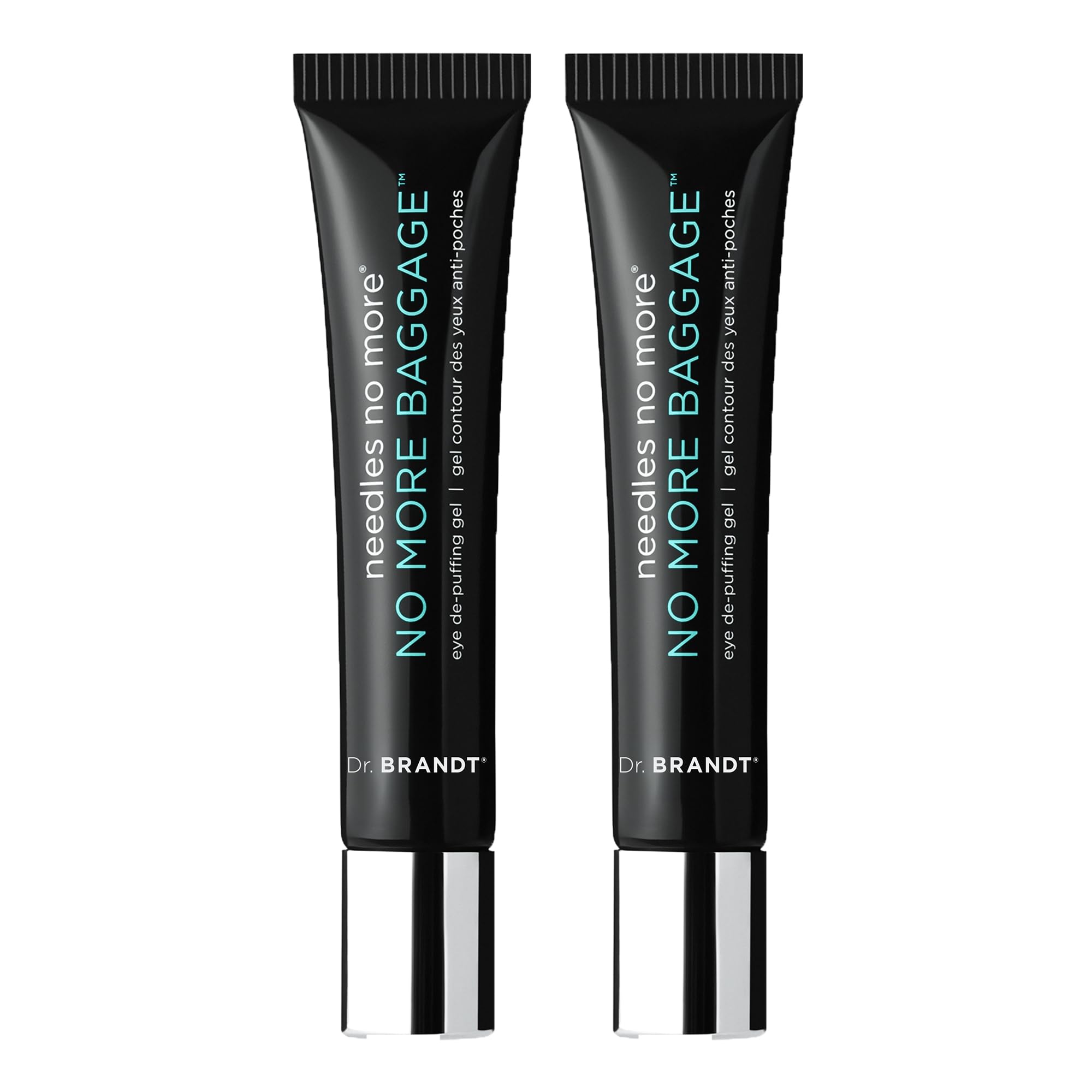 Dr. Brandt Needles No More Baggage – 0.5 oz x2 Eye Gel Minimizes Puffiness & Dark Circles