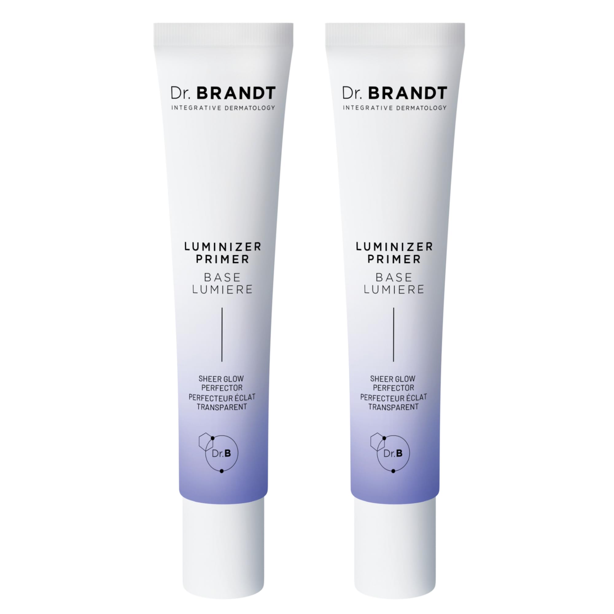 Dr. Brandt Pores No More Luminizer Primer – Blur Pores, Glow, Smooth Canvas (Pack of 2)