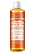 Dr. Bronner's Castile Liquid Soap – Tea Tree, 8 oz | Multi-Purpose Cleanser