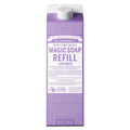Dr. Bronner's Lavender Pure-Castile Soap Refill – Regenerative Oils, 32oz, 86% Less Plastic