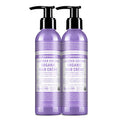 Dr. Bronner's Organic Hair Crème Lavender Coconut – Leave-In Conditioner & Styling Cream (6oz, 2-Pack)
