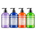 Dr. Bronner's Organic Sugar Soap Variety Pack – Lavender, Peppermint, Tea Tree, Lemongrass (4 x 12 oz)