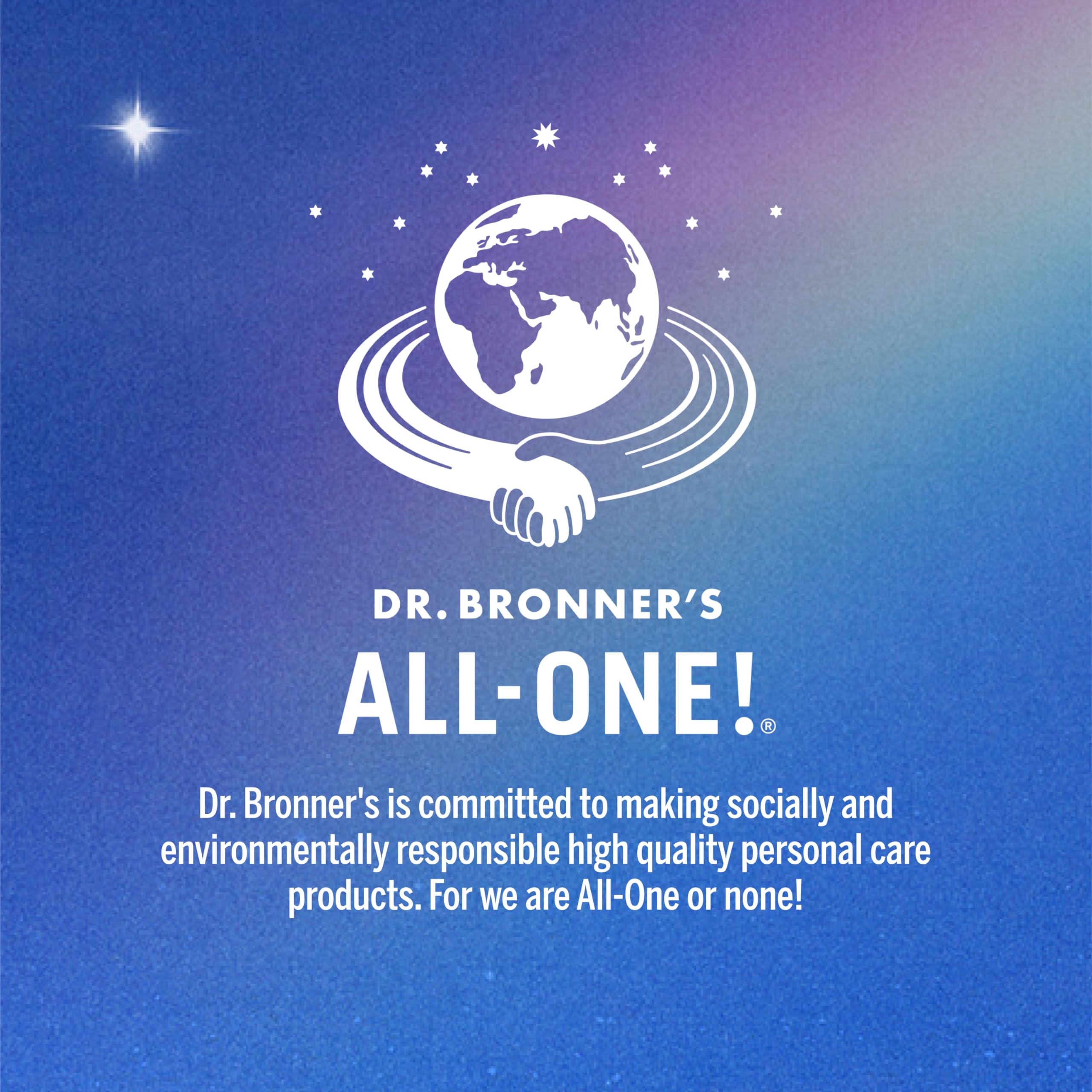 Dr. Bronner's Peppermint Pure-Castile Refill (32oz) – Regenerative Oils, 86% Less Plastic